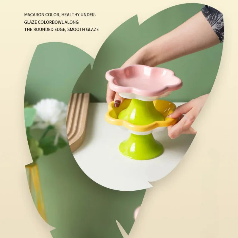 Ceramic Raised Cat Bowl