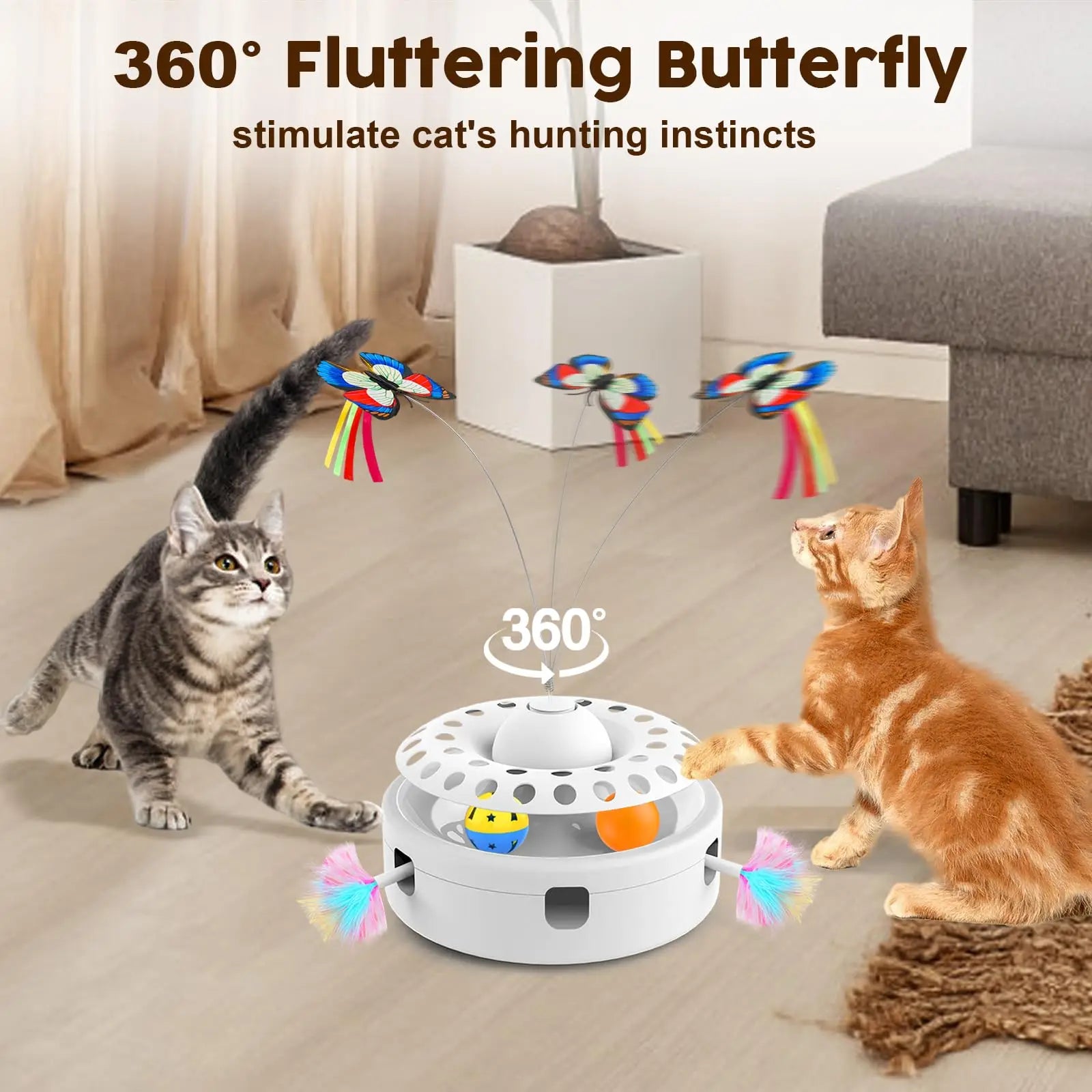 3 in 1 Electric Butterfly Toy